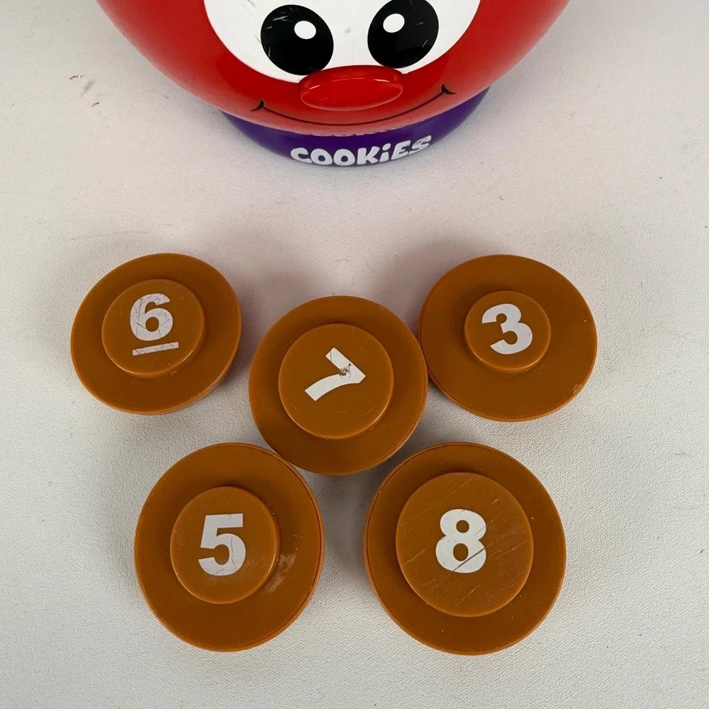 The Learning Journey Learn With Me - Count And Learn Cookie Jar 5 COOKIES NO LID